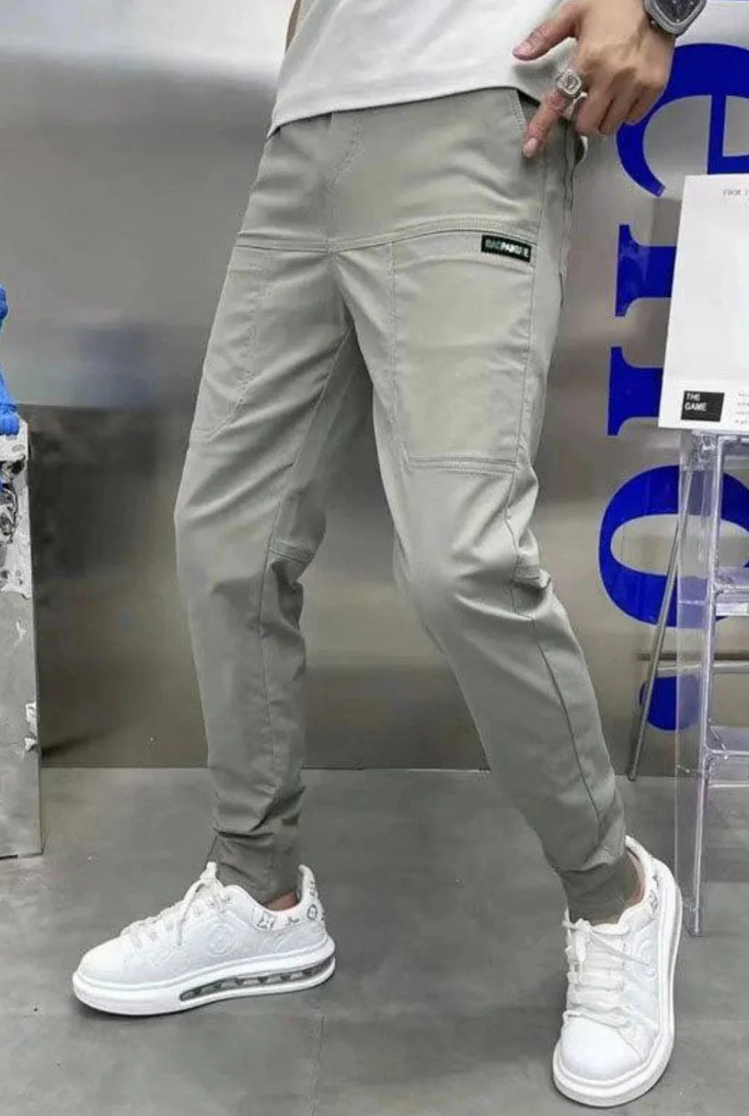 Elegantes pantalones cargo