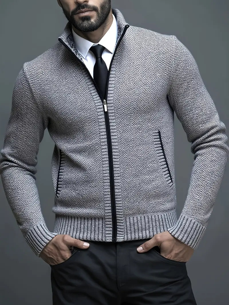 Elegante cárdigan de negocios