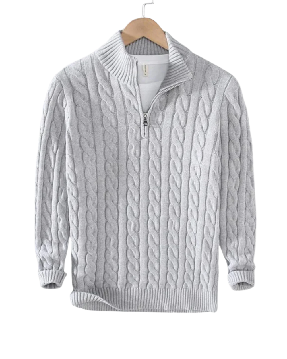 Sudadera con media cremallera Pietro