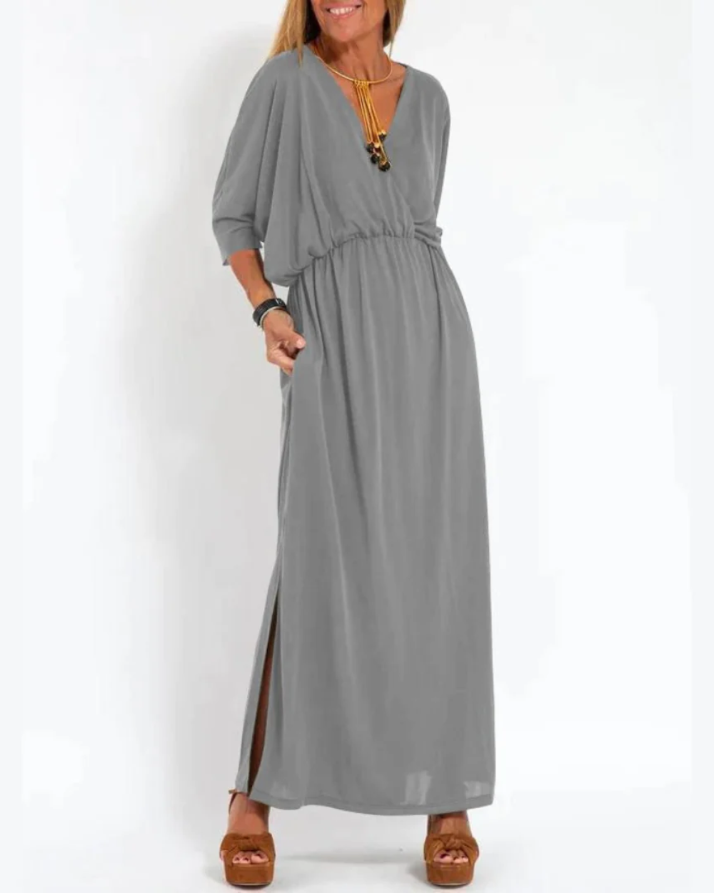 Elegante vestido de primavera