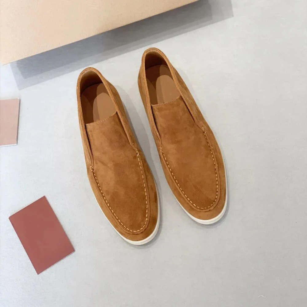 Mocasines casuales de ante