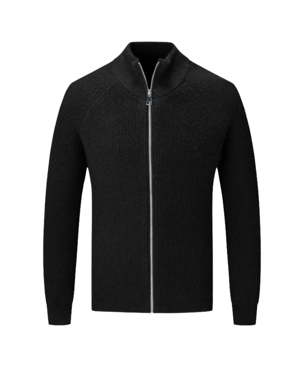 Chaqueta con cremallera de lana merina Four Seasons