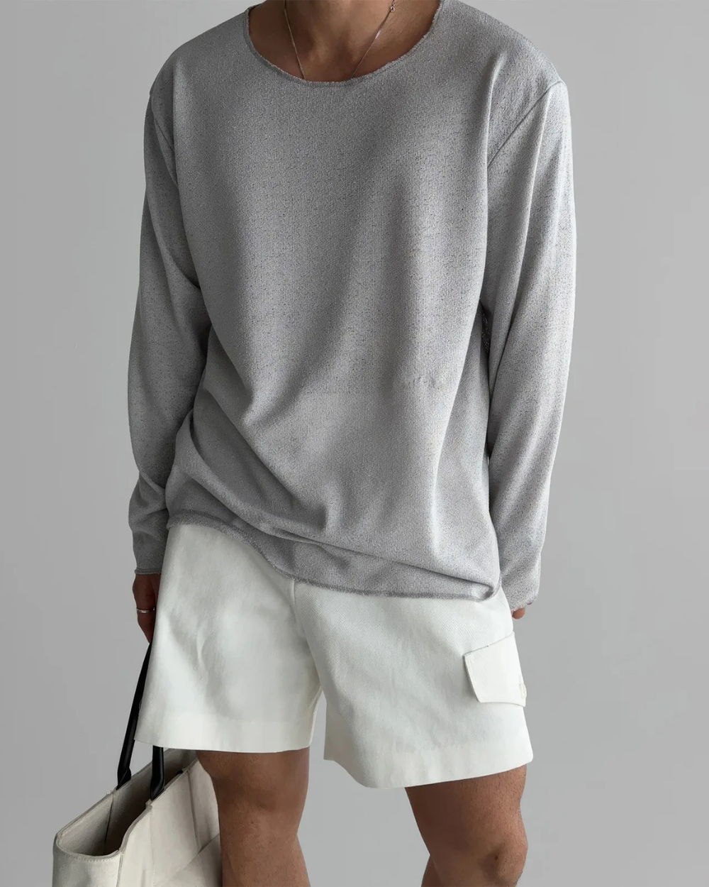 Camiseta de punto informal