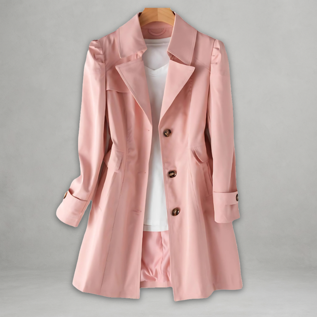 Elegante gabardina para mujer