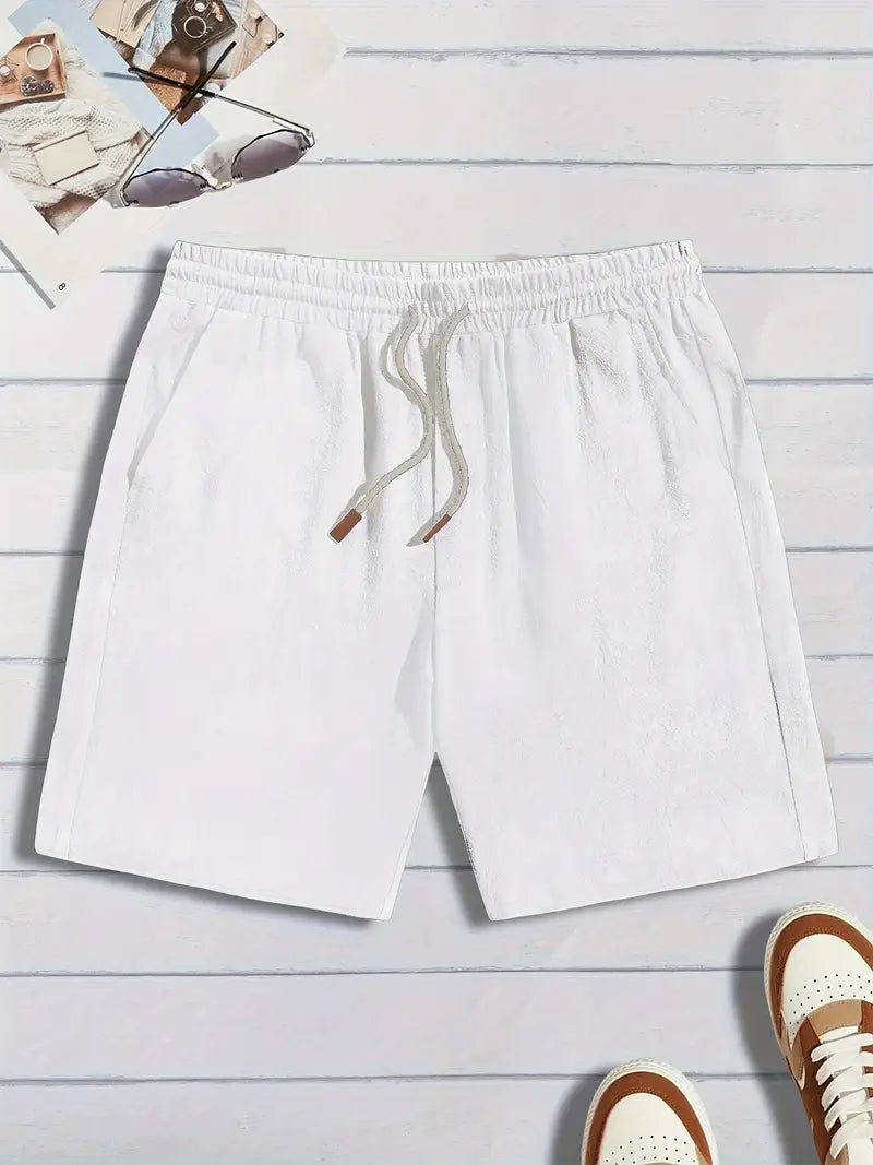 Pantalones cortos de lino