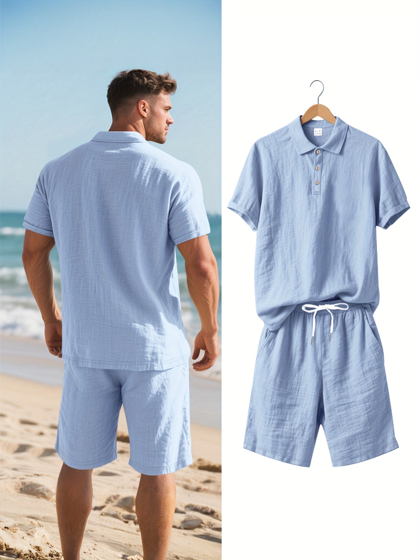 Conjunto de lino para hombre