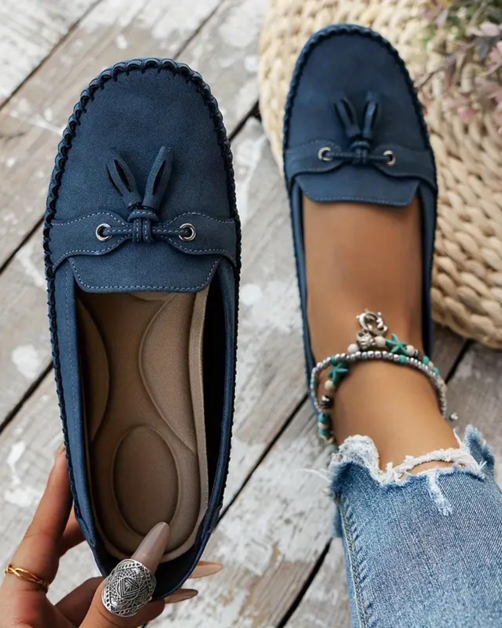 Mocasines cómodos y suaves