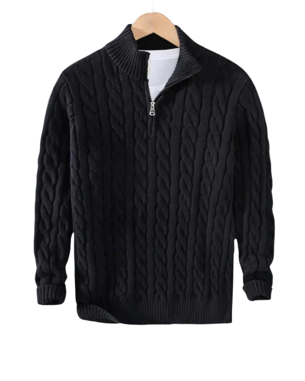 Sudadera con media cremallera Pietro
