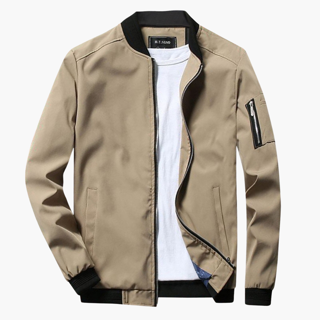 Elegante cazadora bomber