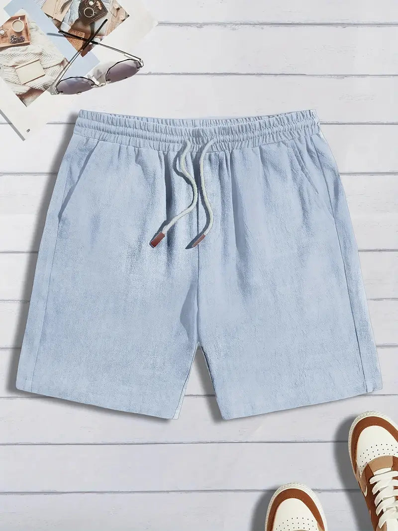 Pantalones cortos de lino