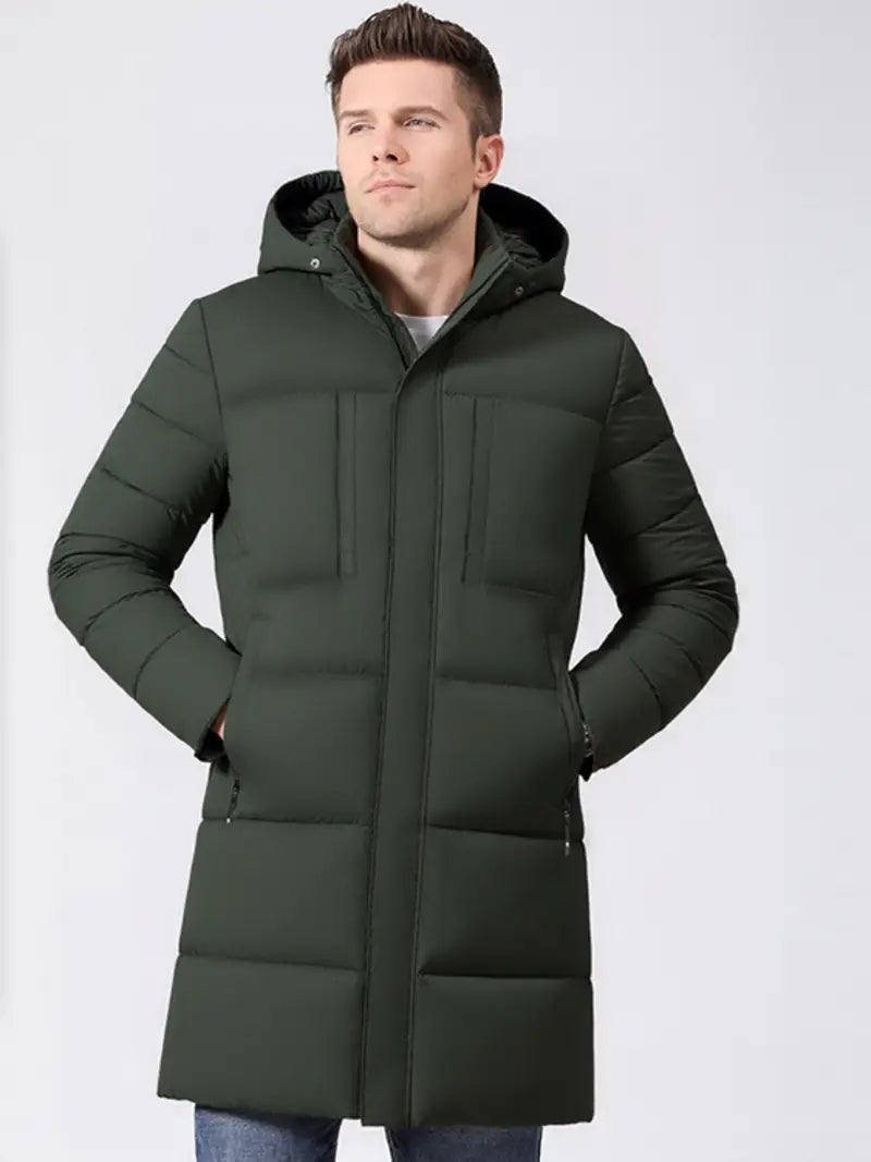 Chaqueta larga de invierno