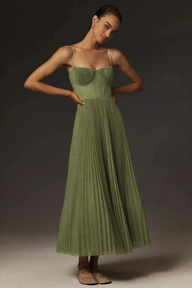 Elegante vestido largo