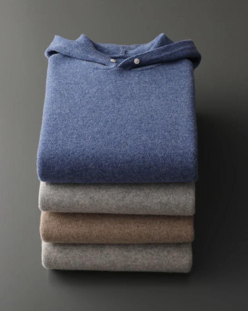 Sudadera con capucha de lana merina Nova