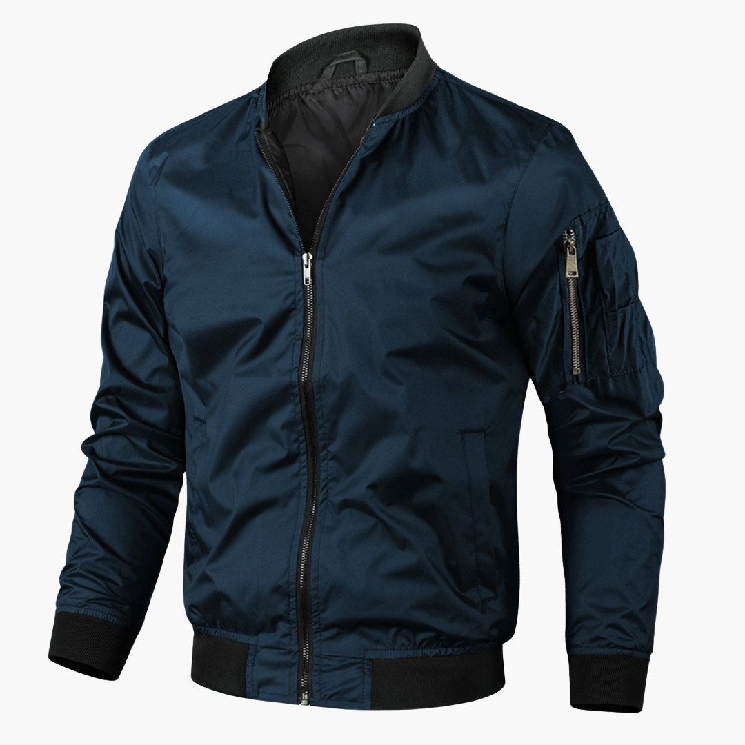 Elegante cazadora bomber