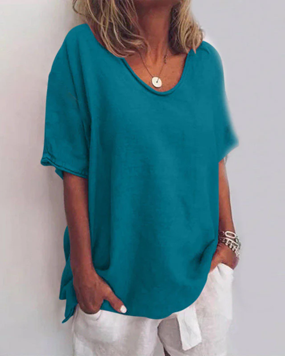 Cómoda camiseta holgada