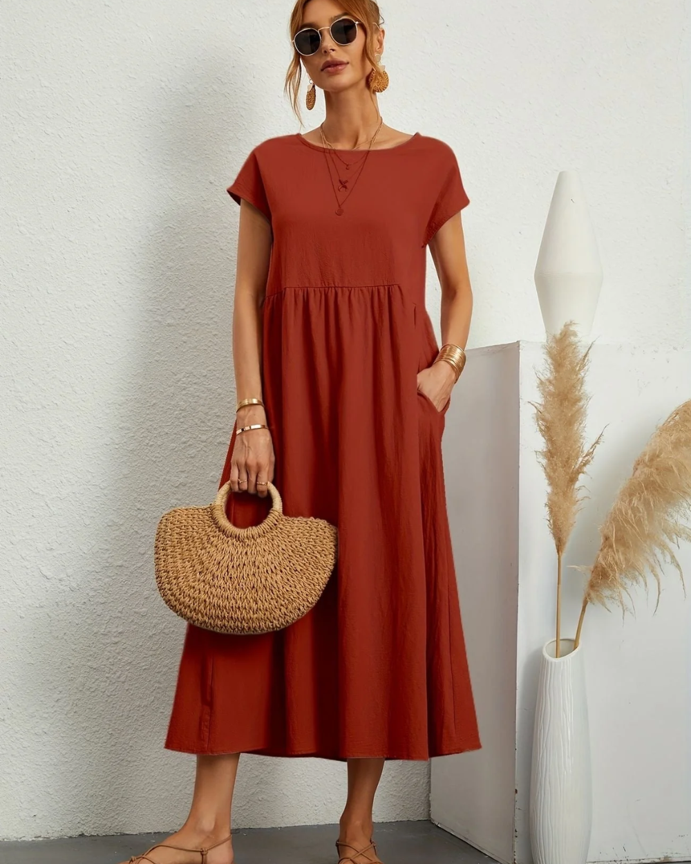Elegante vestido de mujer