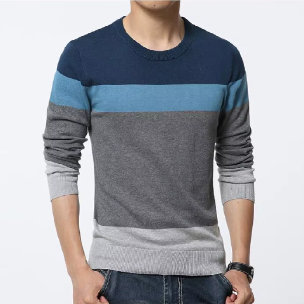 Jersey casual de algodón para hombre