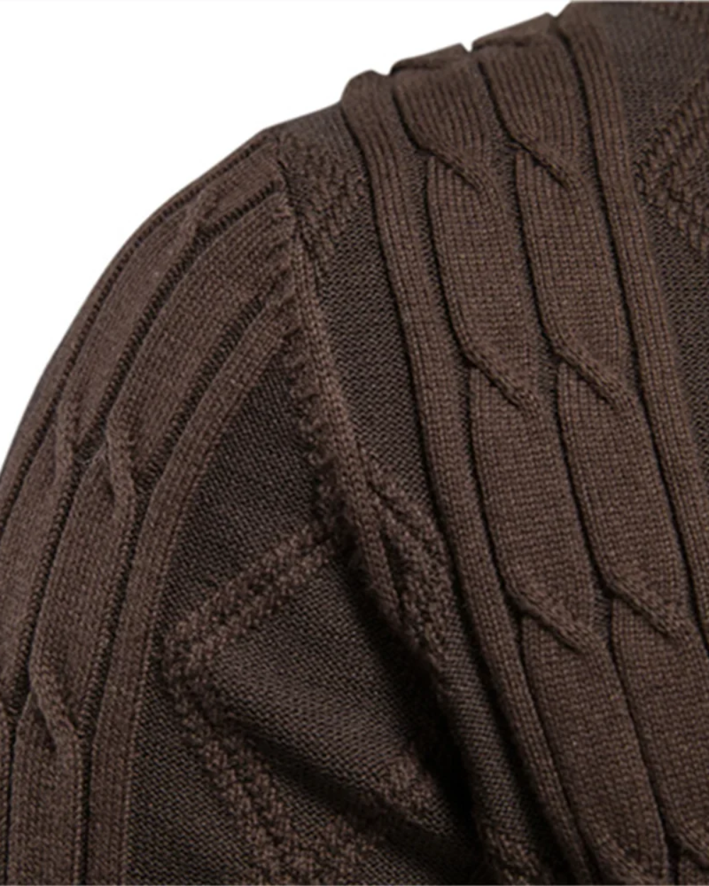 Cárdigan de lujo con botones para hombre