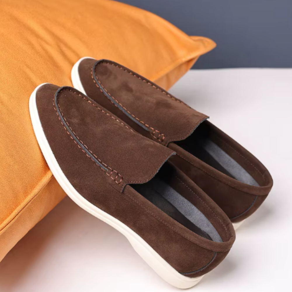 Mocasines clásicos de ante