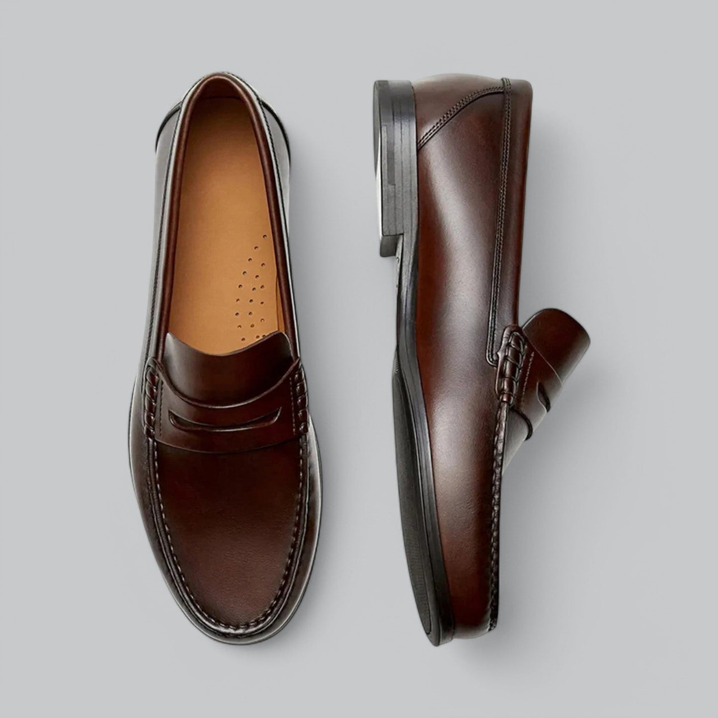 Mocasines de piel chic