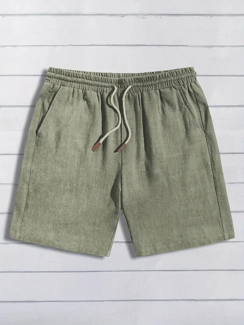 Pantalones cortos de lino