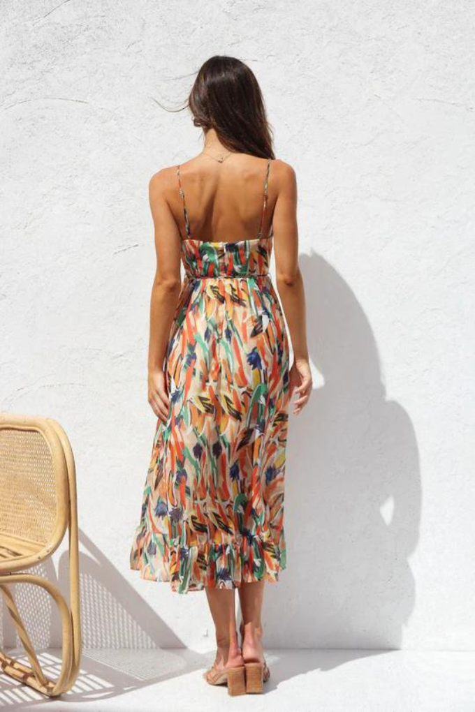 Elegante vestido midi