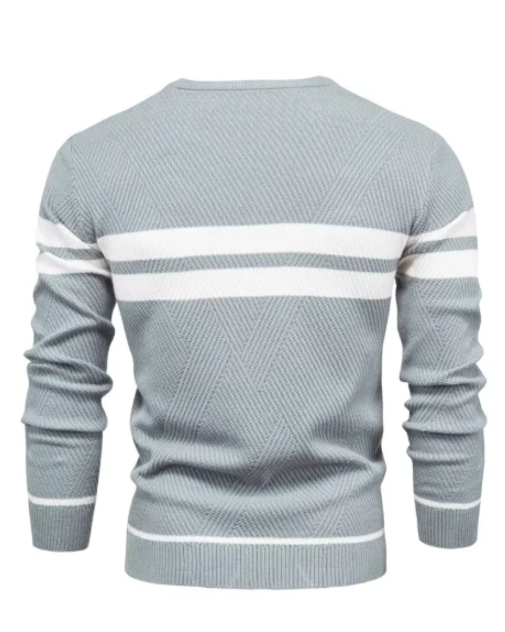 Elegante jersey de hombre con rayas