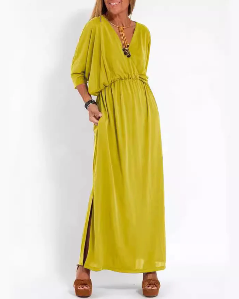 Elegante vestido de primavera