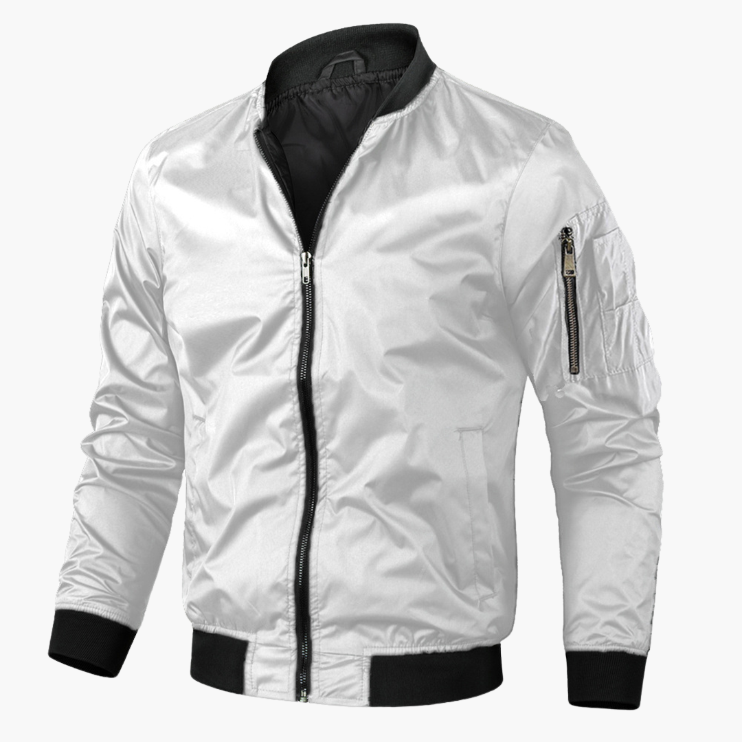 Elegante cazadora bomber