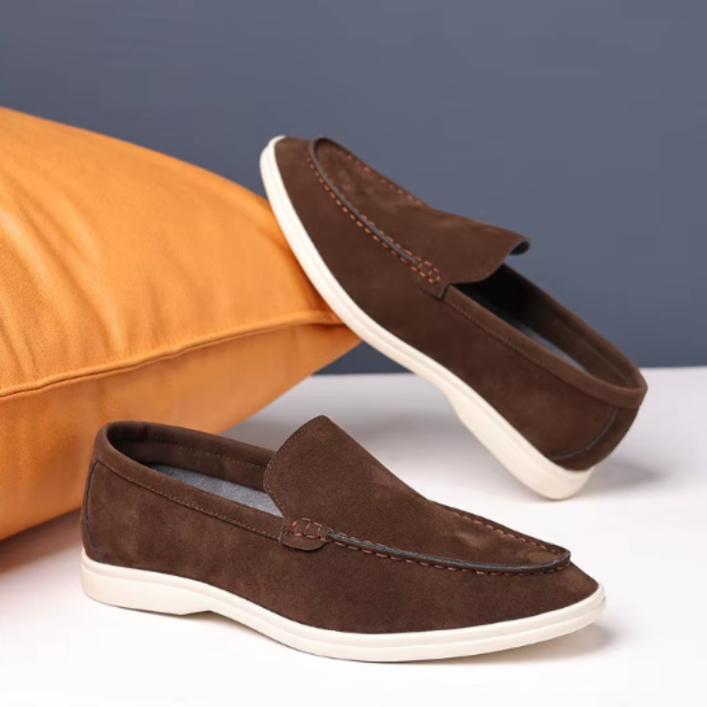 Mocasines clásicos de ante