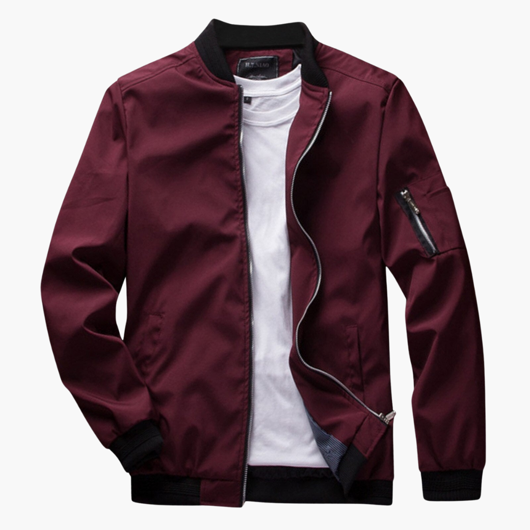 Elegante cazadora bomber