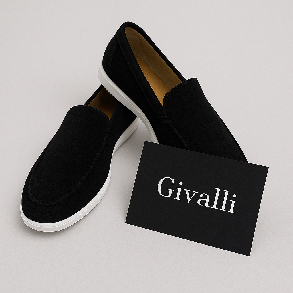 Elegantes mocasines de ante