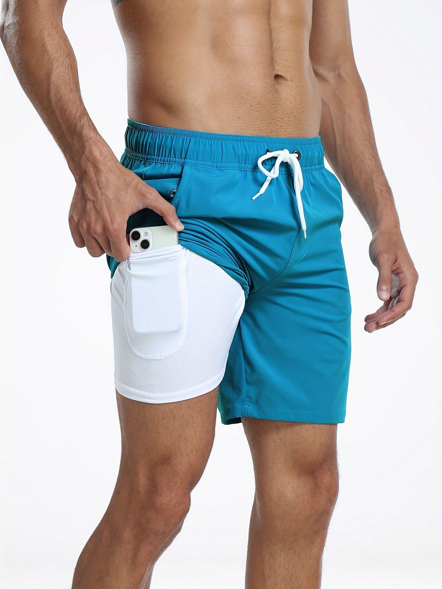 Shorts de baño con bolsillos