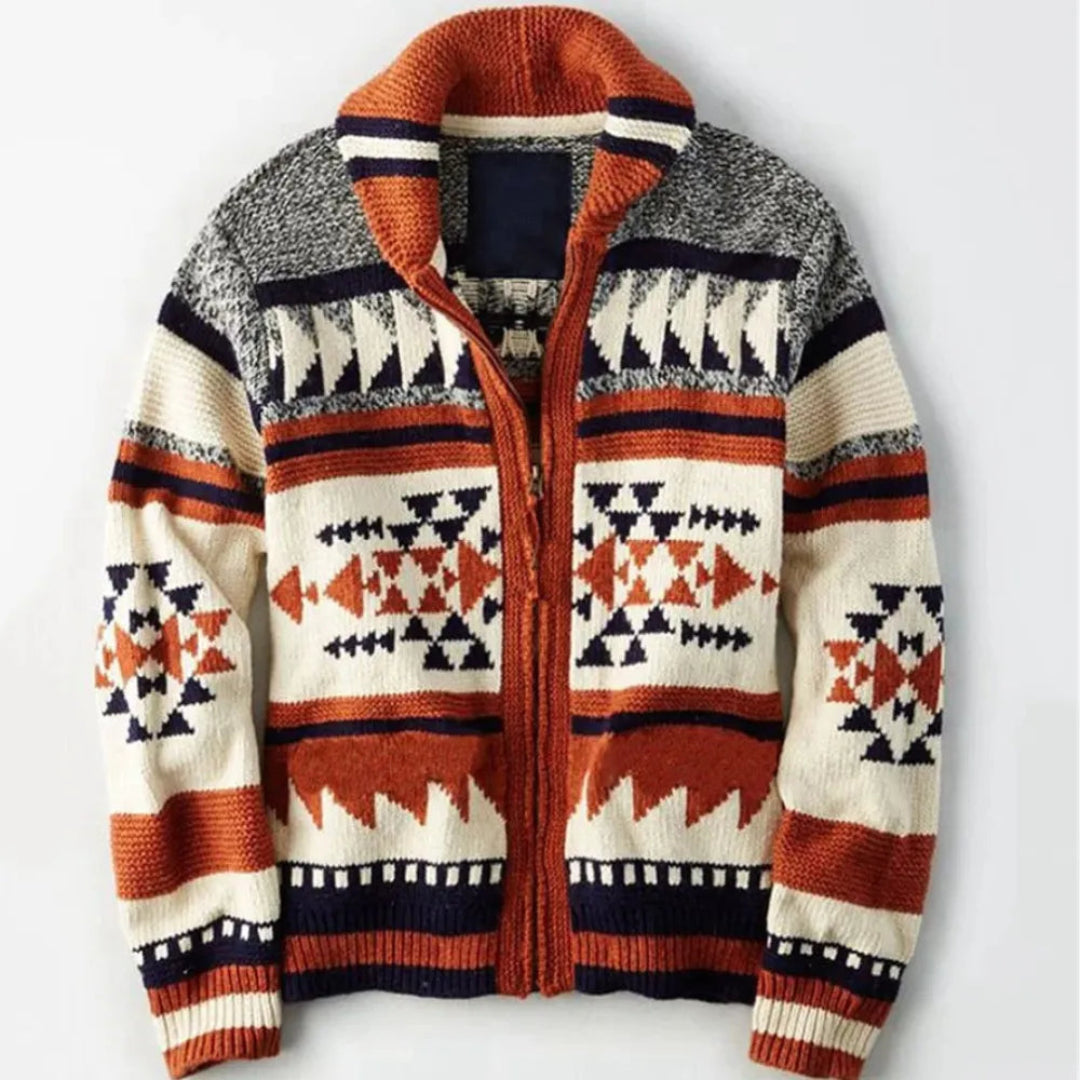 Elegante cárdigan de jacquard