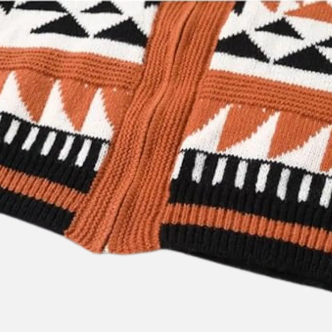 Elegante cárdigan de jacquard