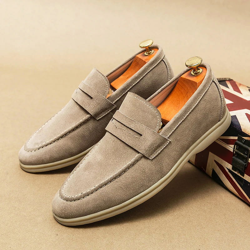 Mocasines de ante Firenze Chic