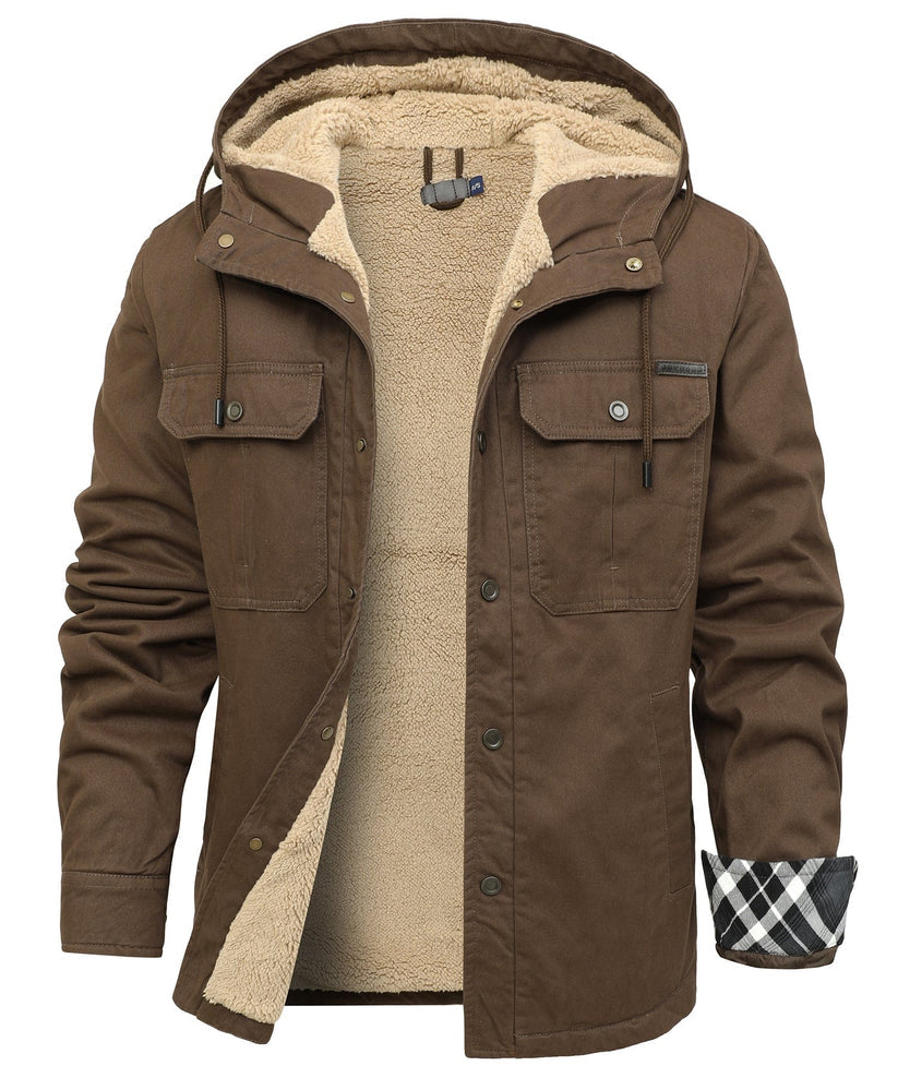 Elegante chaqueta polar