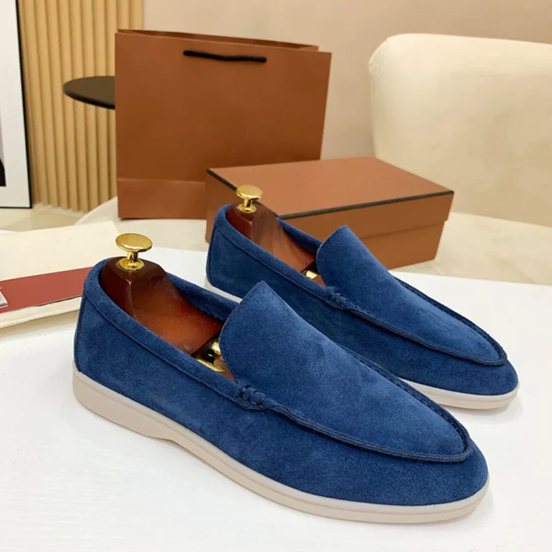 Mocasines clásicos de ante