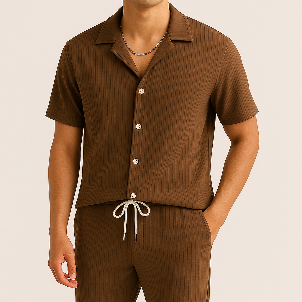 Elegante juego de lino