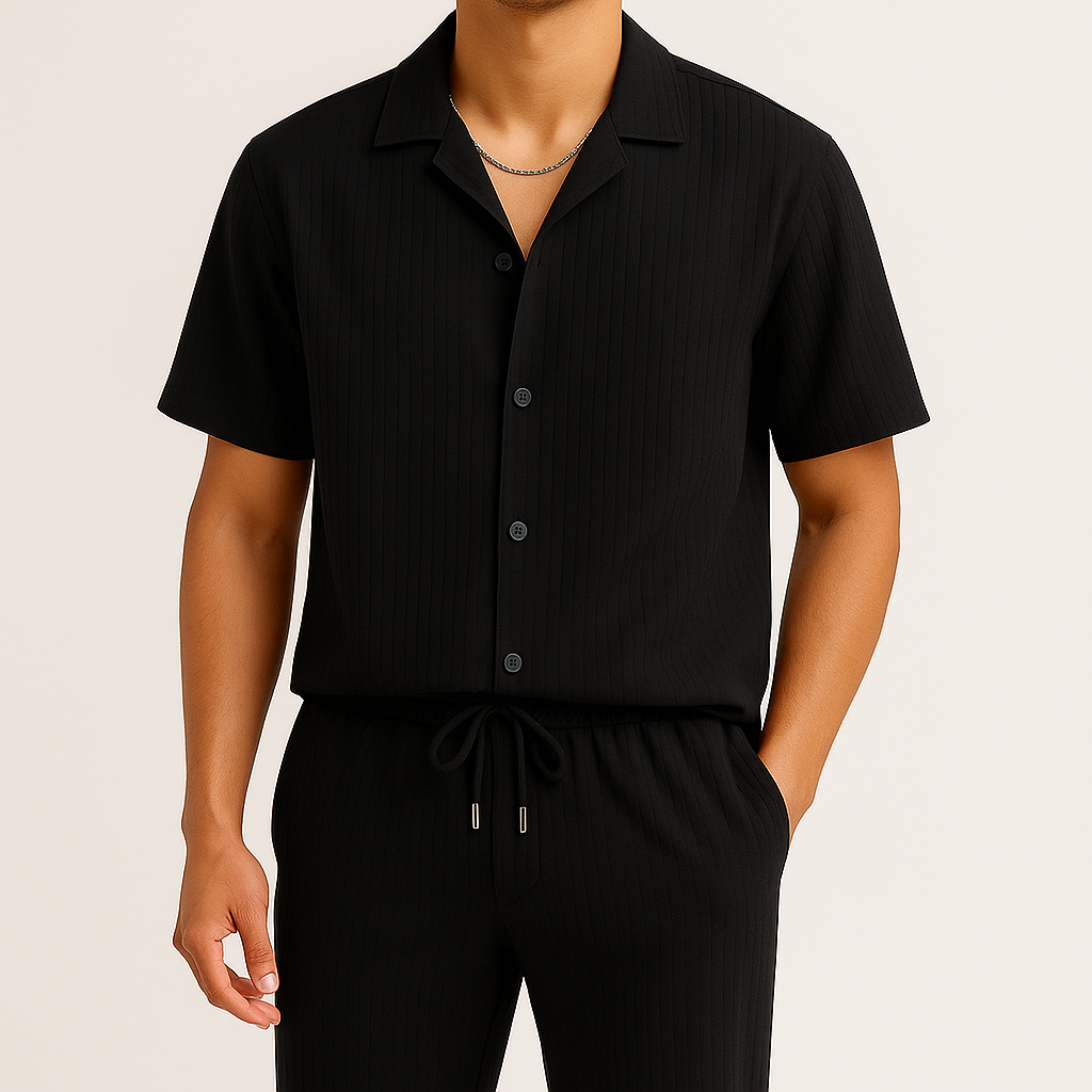 Elegante juego de lino