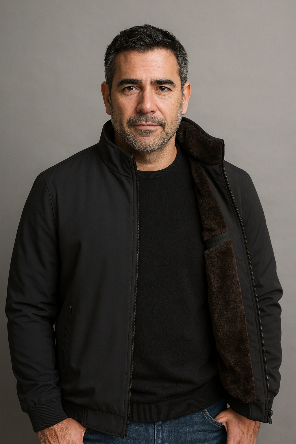 Chaqueta con forro polar