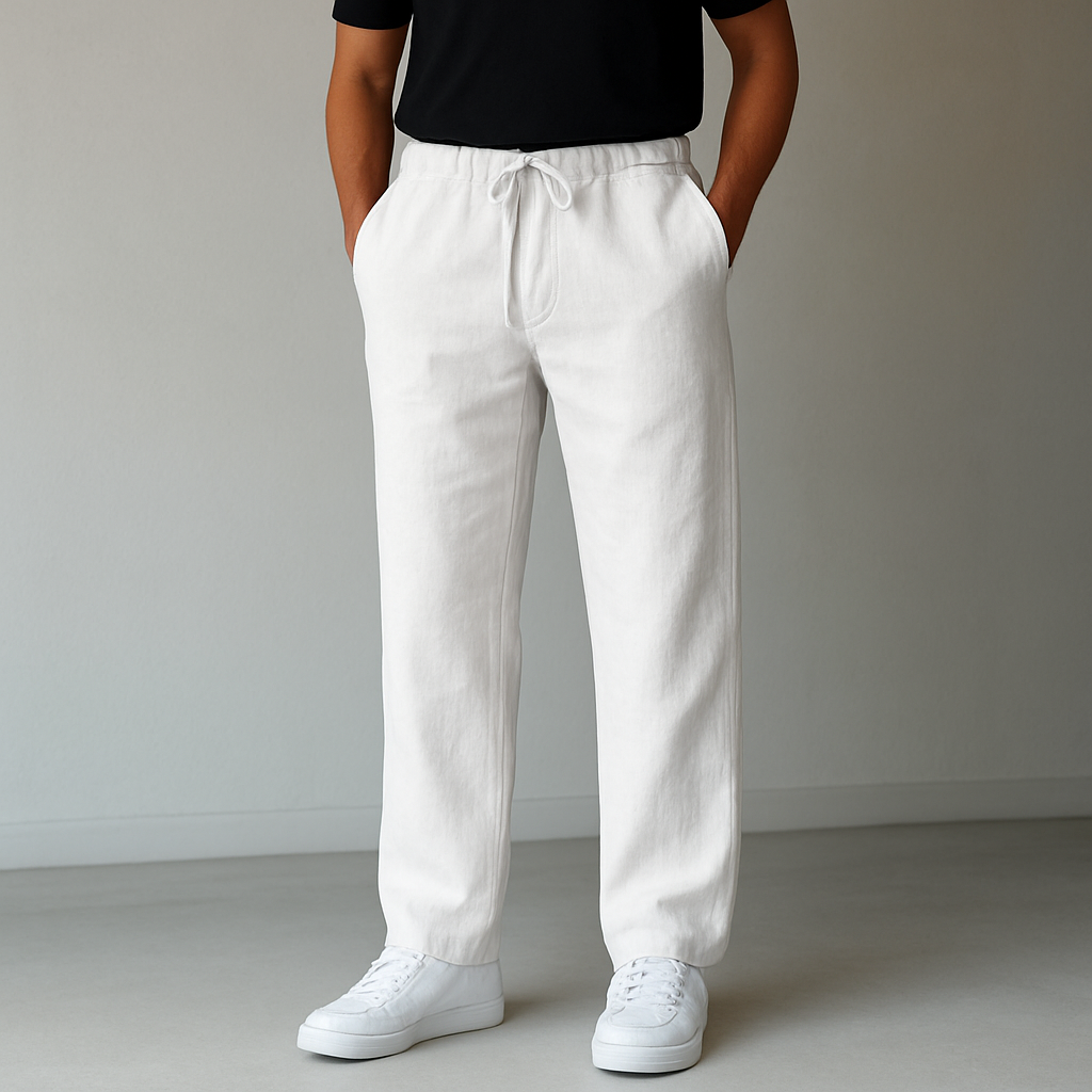 Pantalones de lino