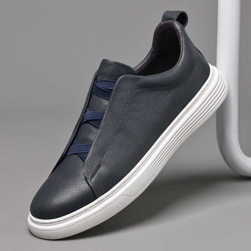 Elegantes zapatos de piel