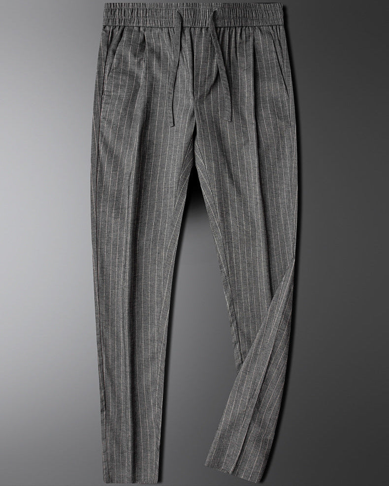Elegantes pantalones de lino