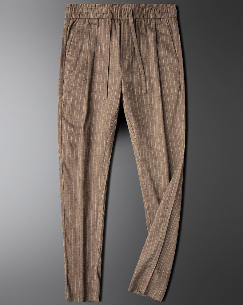 Elegantes pantalones de lino