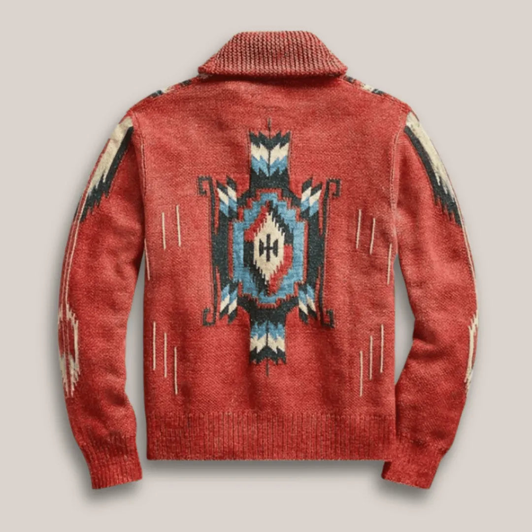 Cárdigan de lana de tejido elegante