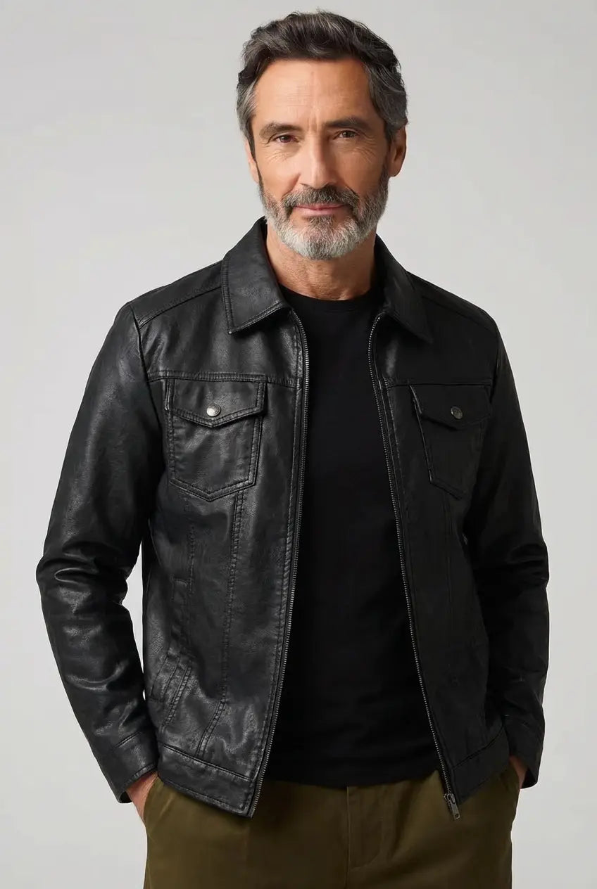 Givalli - Elegante chaqueta de piel