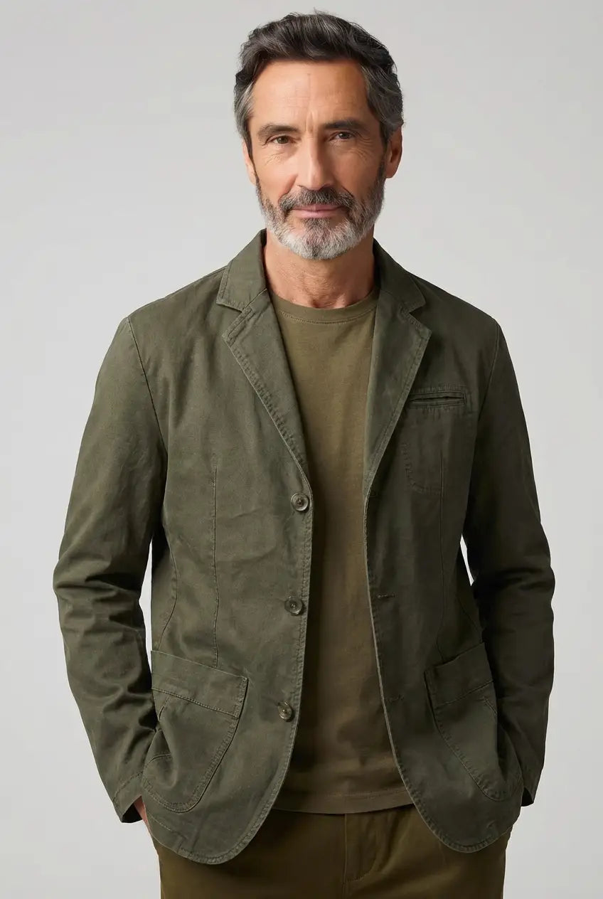 Givalli - Chaqueta Casual Hombre