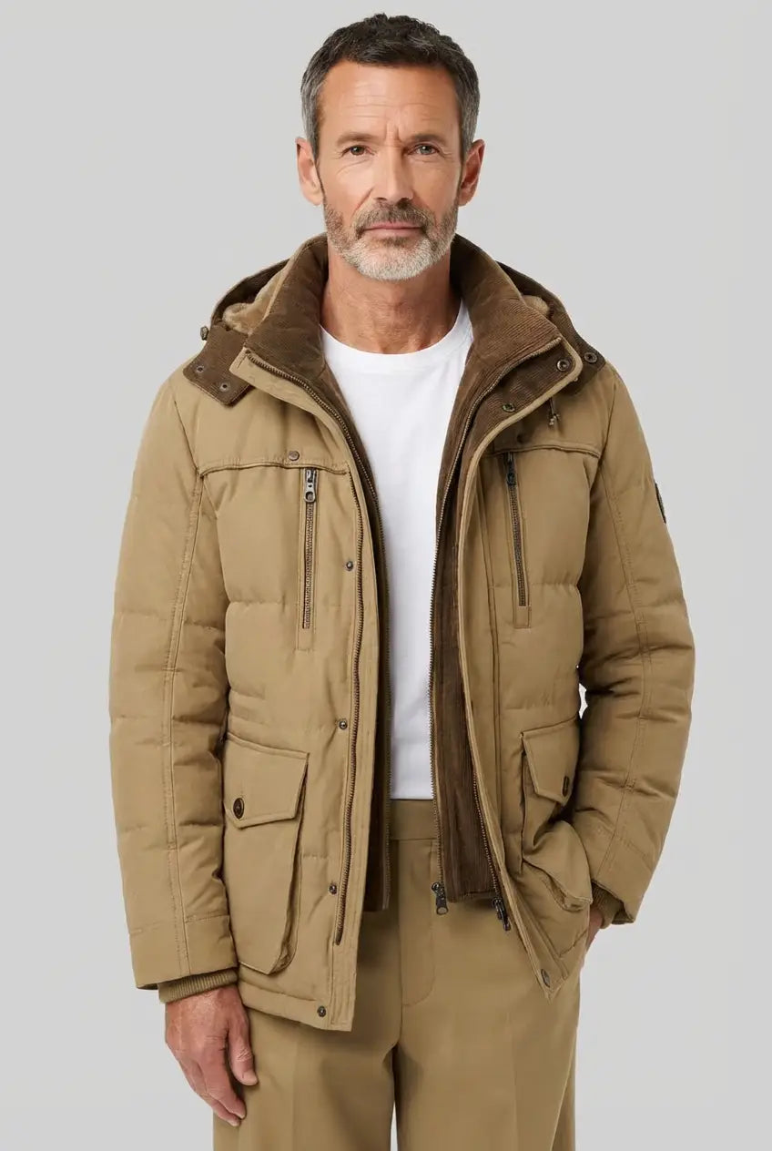 Givalli - Chaqueta de invierno acolchada