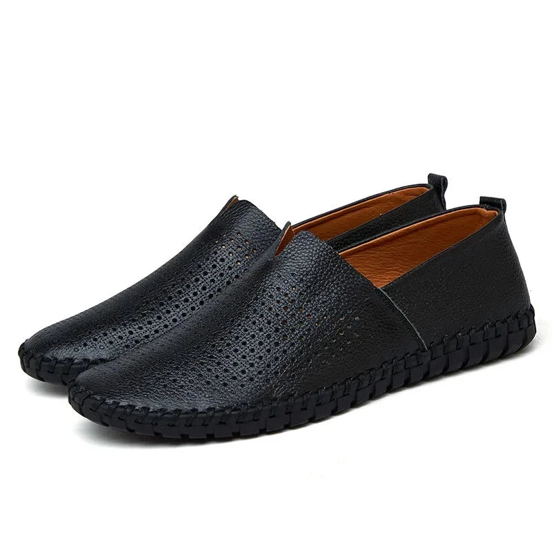 Mocasines de piel transpirable
